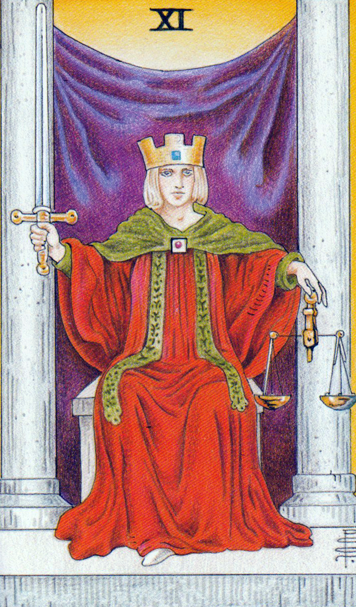 justice justice tarot amour