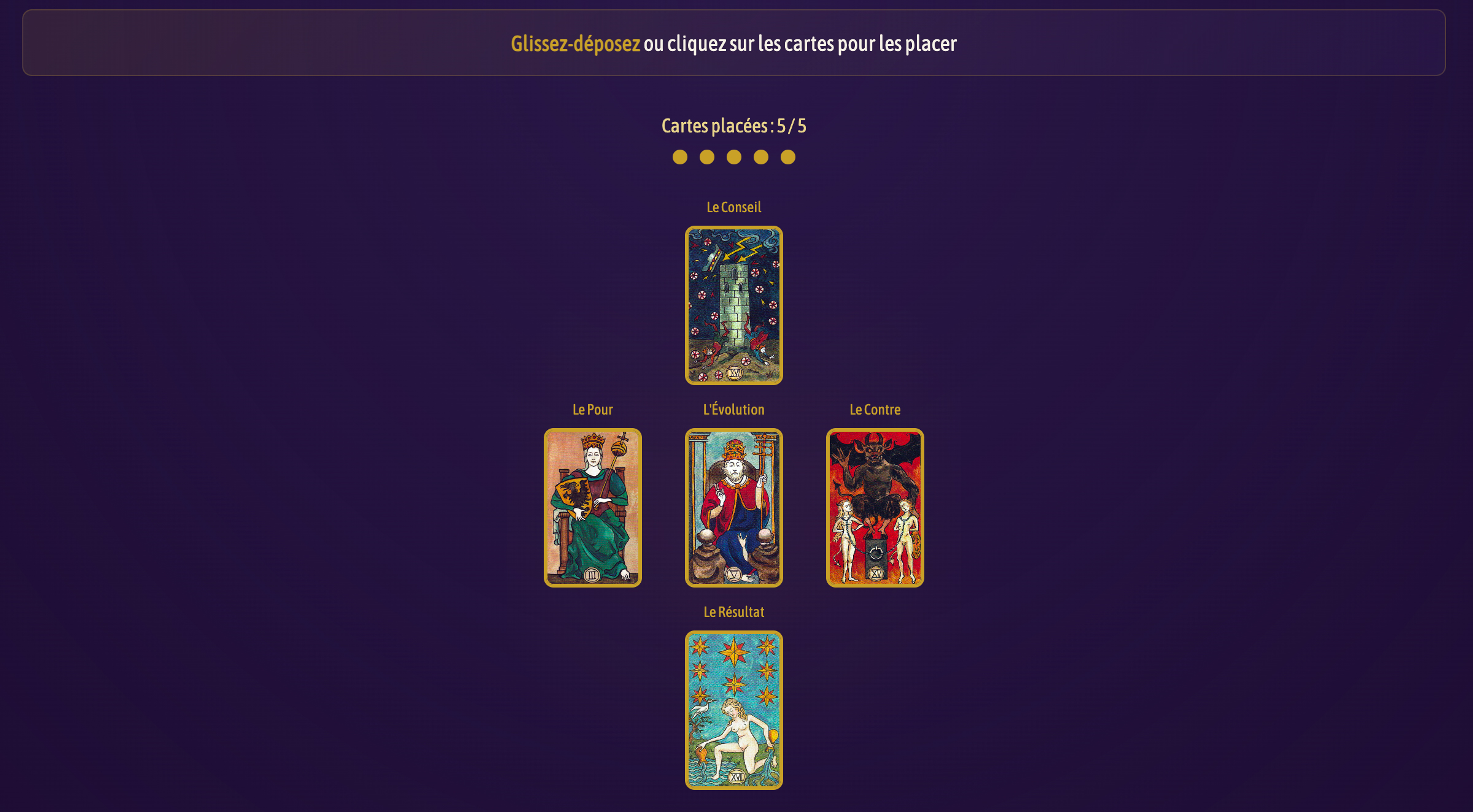 Obtenez votre tirage complet