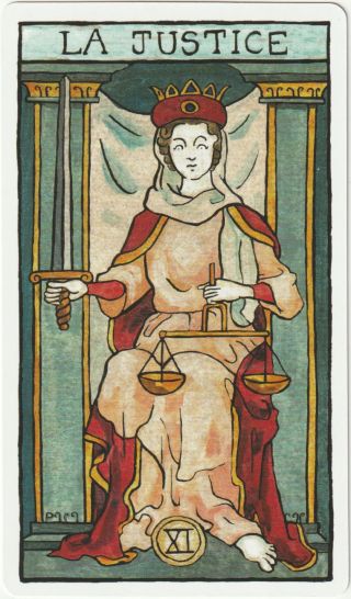 tarot psychologique justice