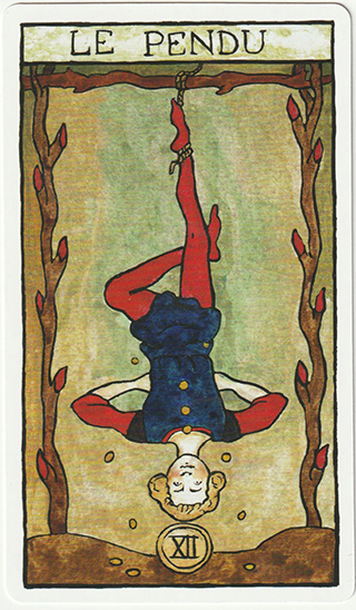 tarot psychologique pendu