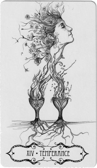 tarot psychologique temperance